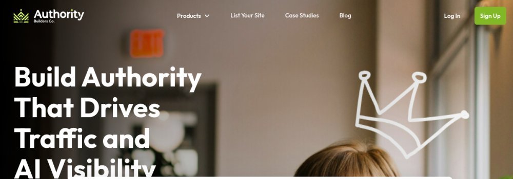 Authority Builders homepage
